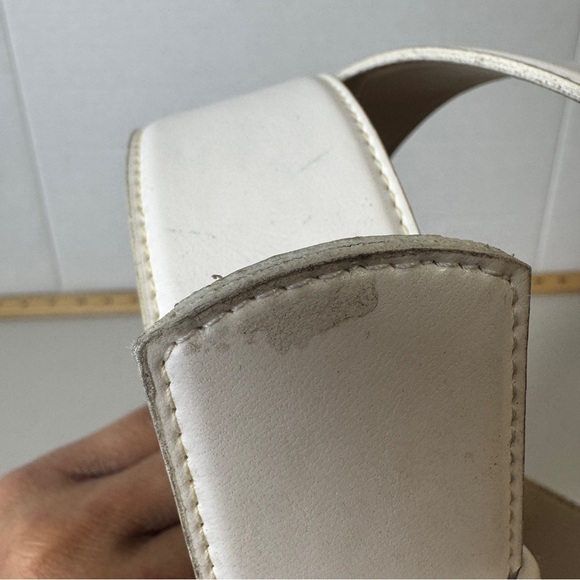 Y2K Women's Preppy Vintage Emmanuel Boho 90s White Belt Petite Small - Picture 5 of 15